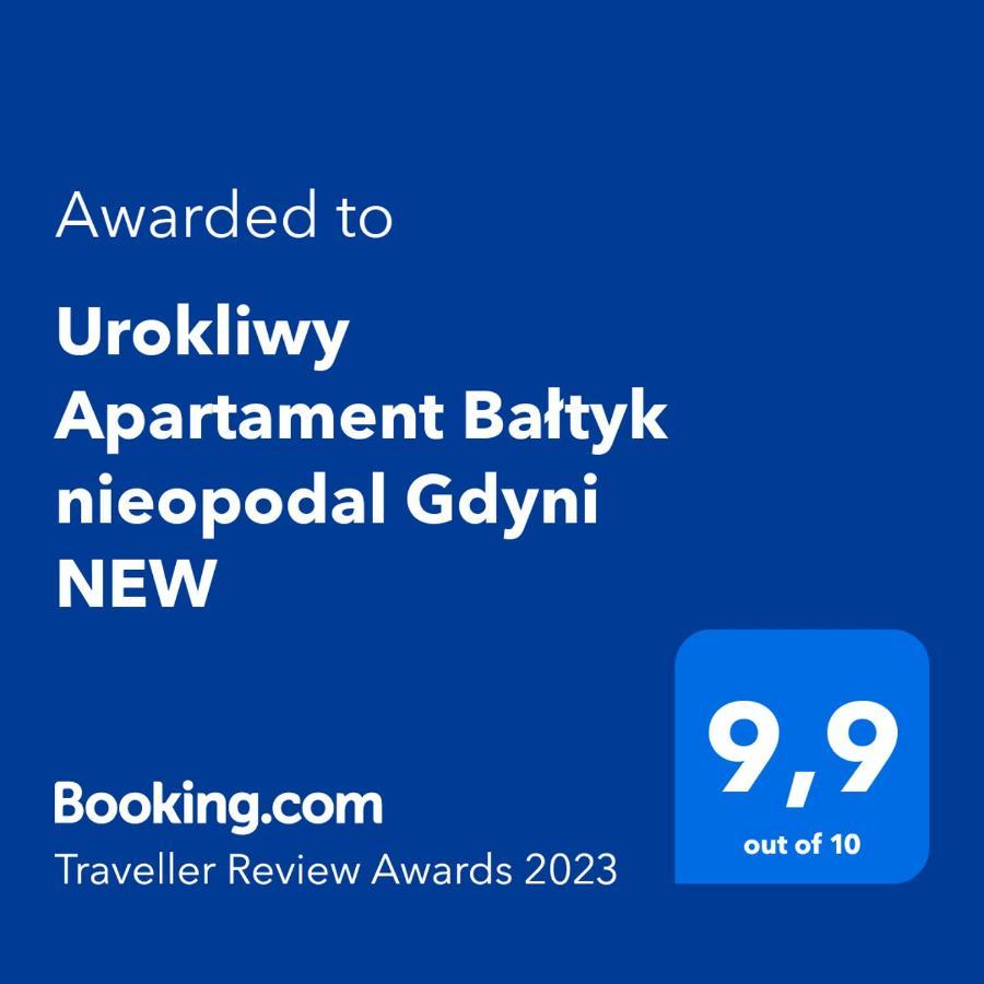 Apartament Urokliwy Apartament Bałtyk nieopodal Gdyni NEW Pogorze Zewnętrze zdjęcie
